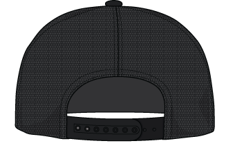 Hex Logo Hawaiian Print Hat (Black)